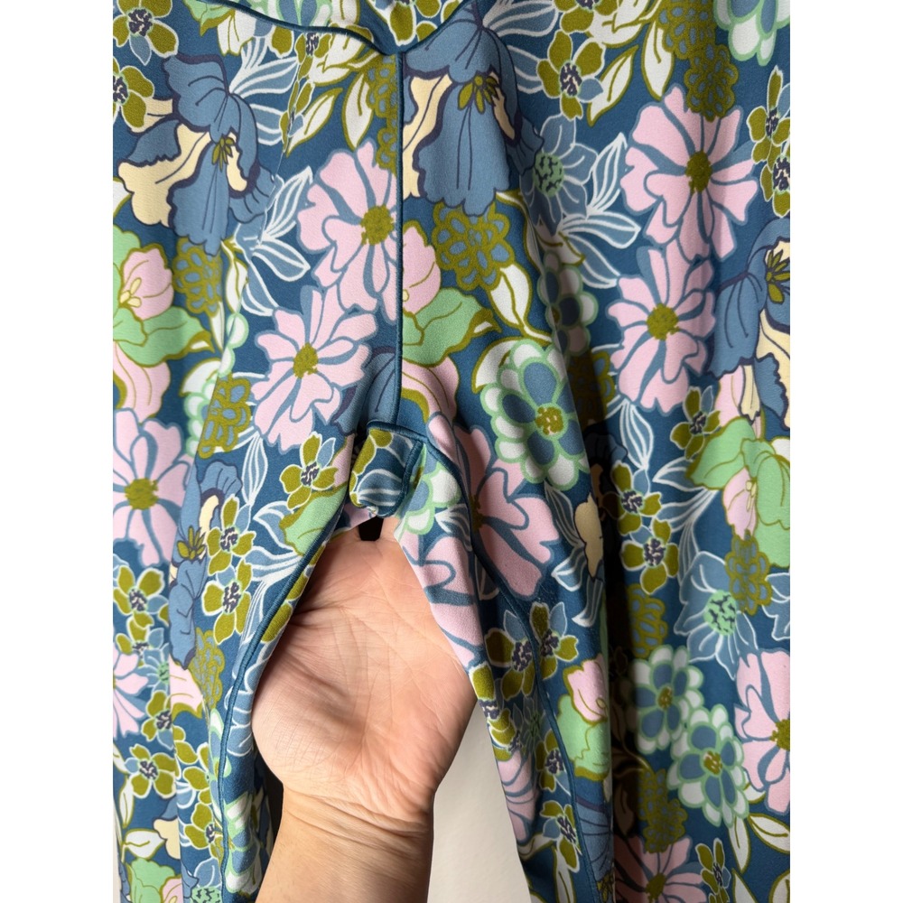 OFFLINE by Aerie Real Me High Rise Crossover 7/8 Floral Leggings XL Activewear - Picture 3 of 5